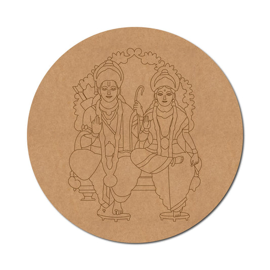 Ram ji Premarked Mdf Cutouts Design 28