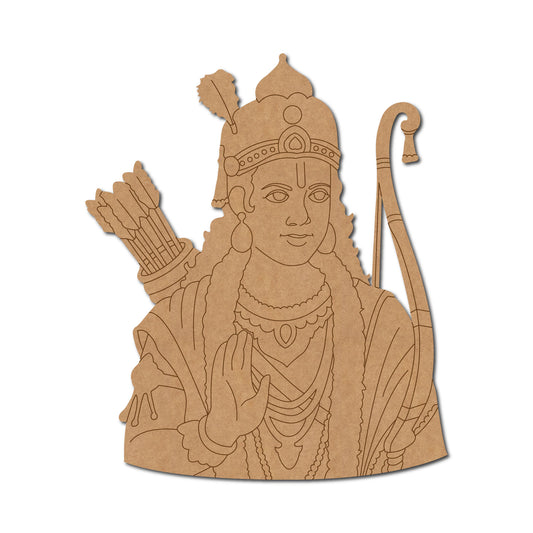 Ram ji Premarked Mdf Cutouts Design 25