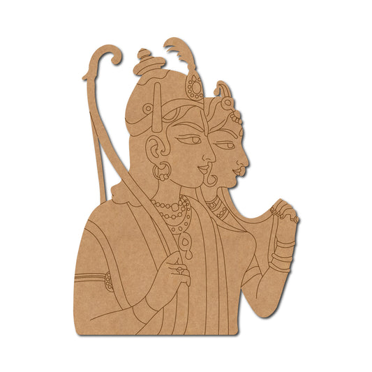 Ram ji Premarked Mdf Cutouts Design 14