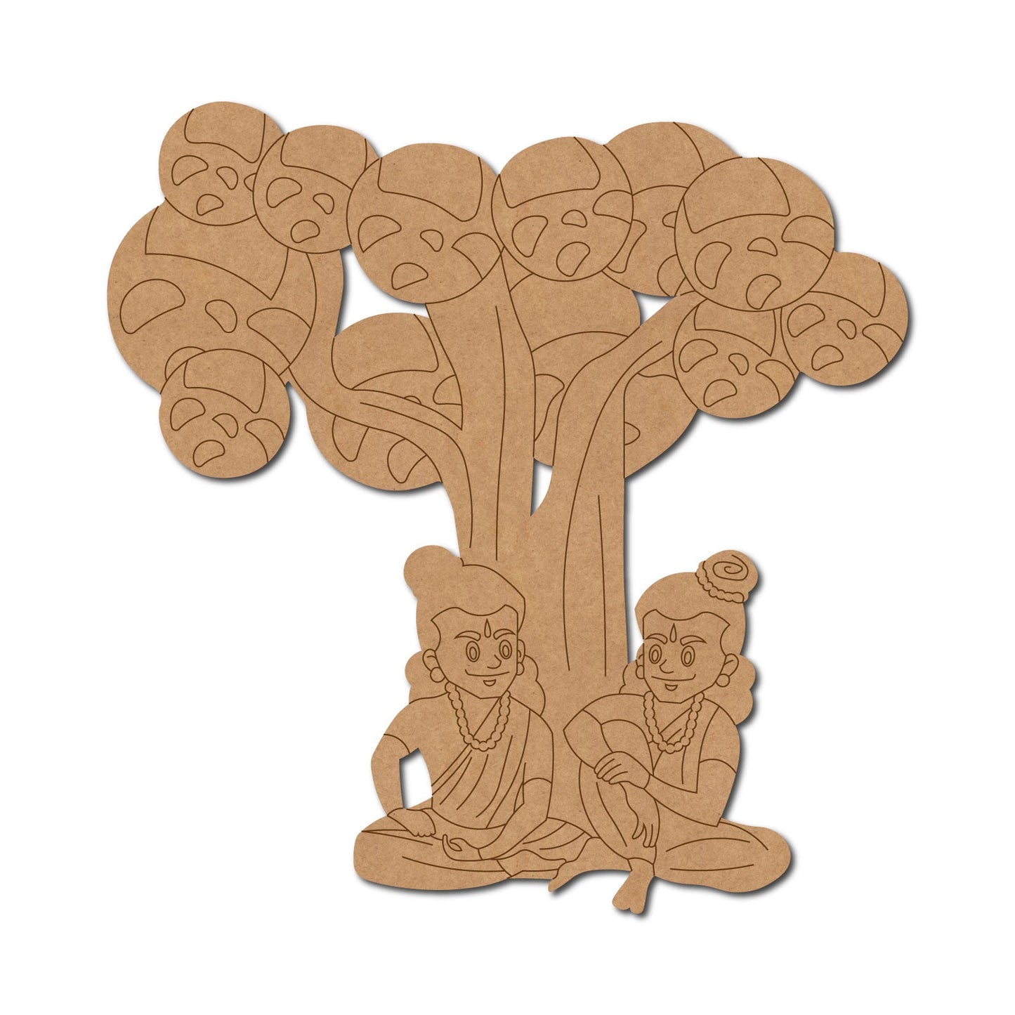 Ram ji Premarked Mdf Cutouts Design 44
