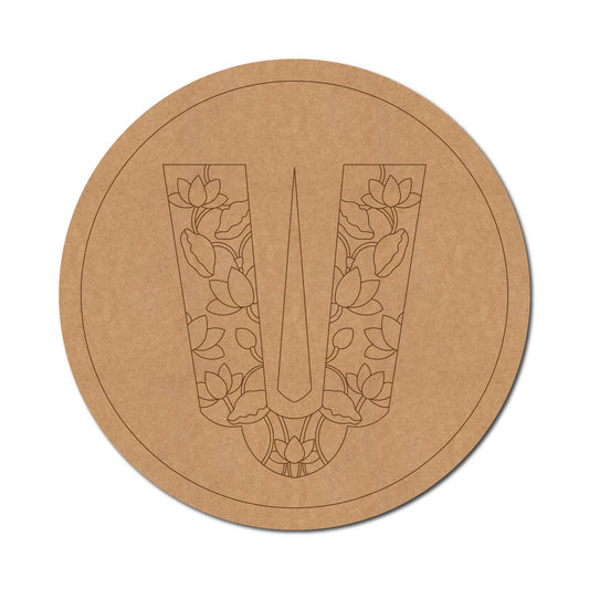Tirupati Venkateshwara Swamy   Mandala Premarked Mdf Design 4