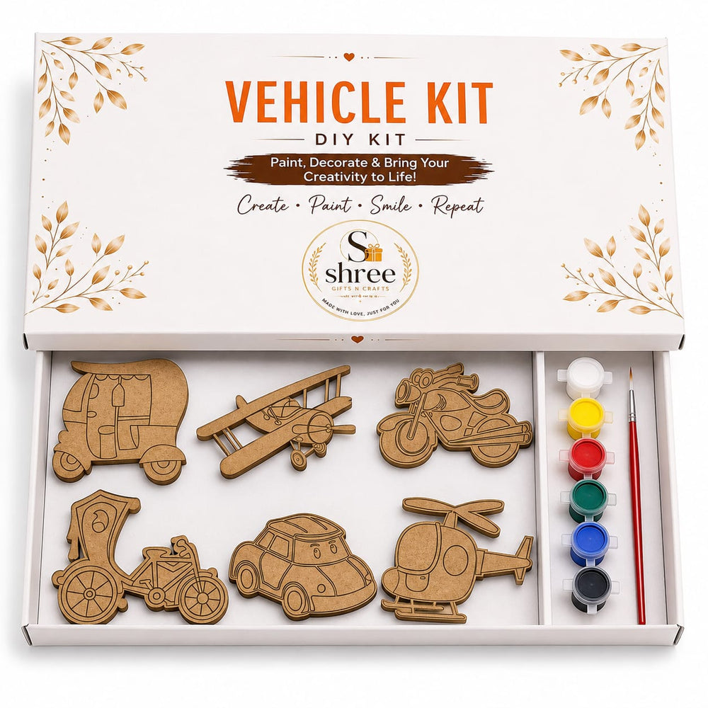 Vehicle Fridge Magnet DIY Kit – Paint Cars, Bikes, Planes & More