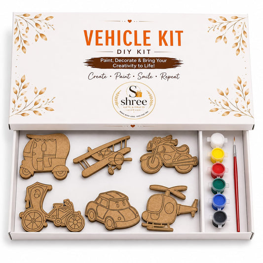 Vehicle Fridge Magnet DIY Kit – Paint Cars, Bikes, Planes & More