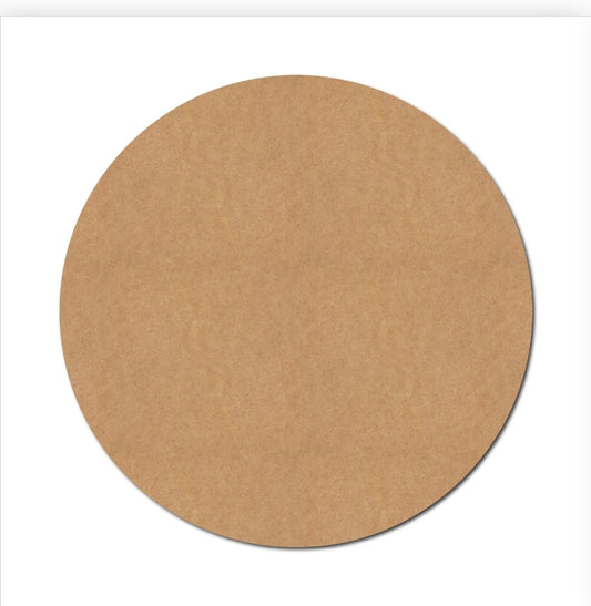 Plain Circular MDF Bases – Fine Pine Wood for Resin, Mandala & DIY Art