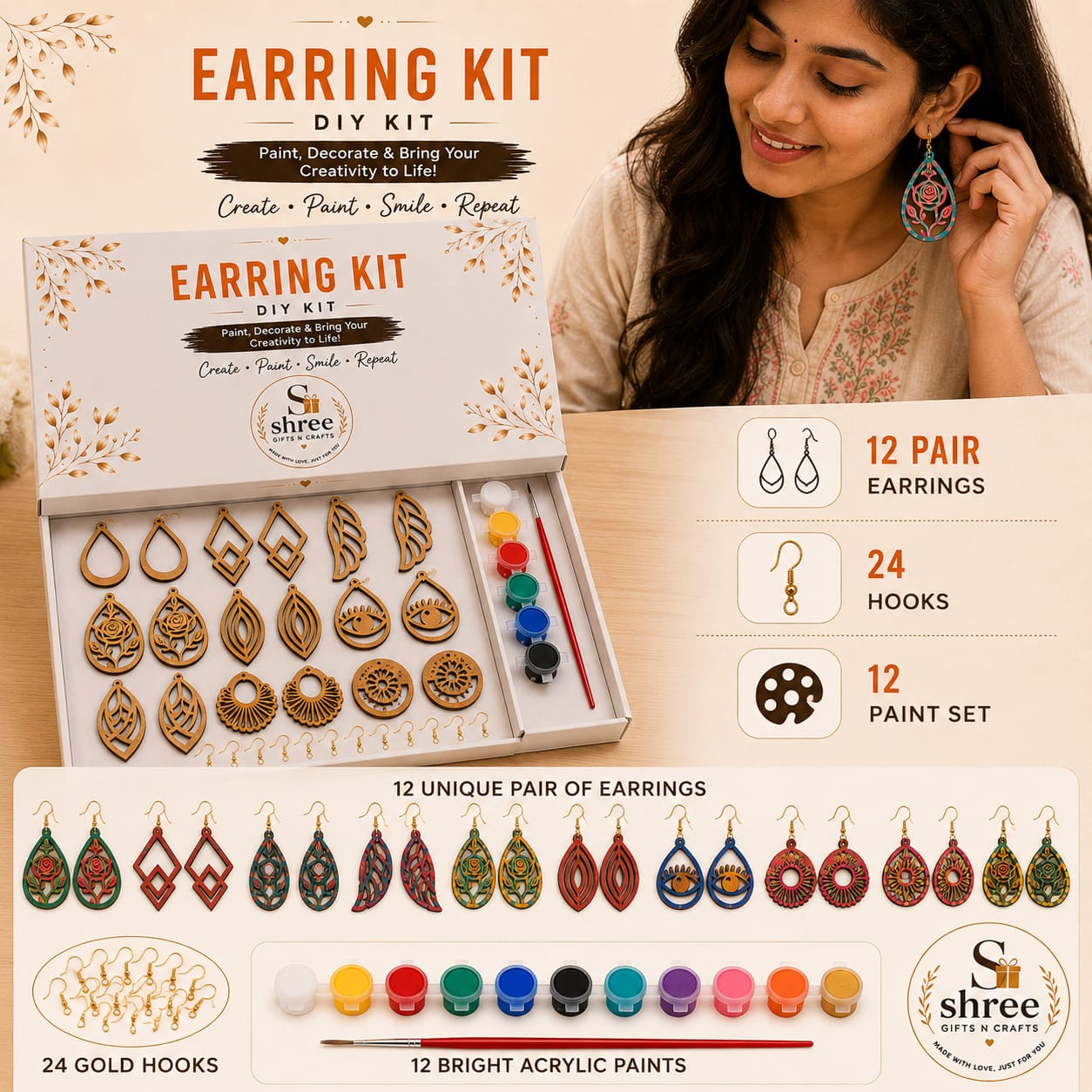 DIY Earrings Making Kit