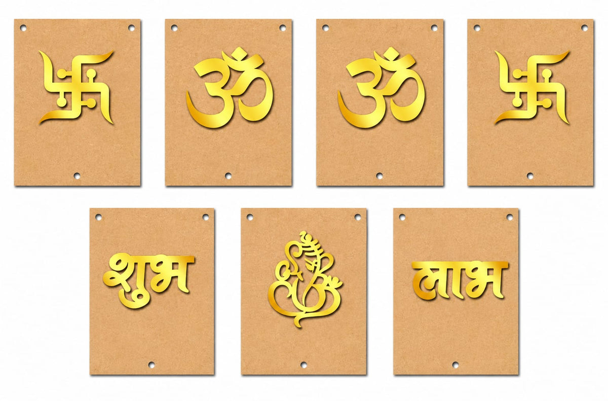 Toran / Bandarwar Set of 7 Pieces Design 1