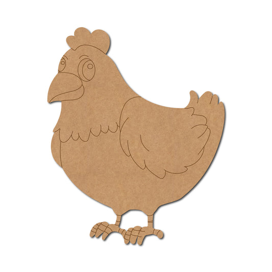 MDF Hen cutout