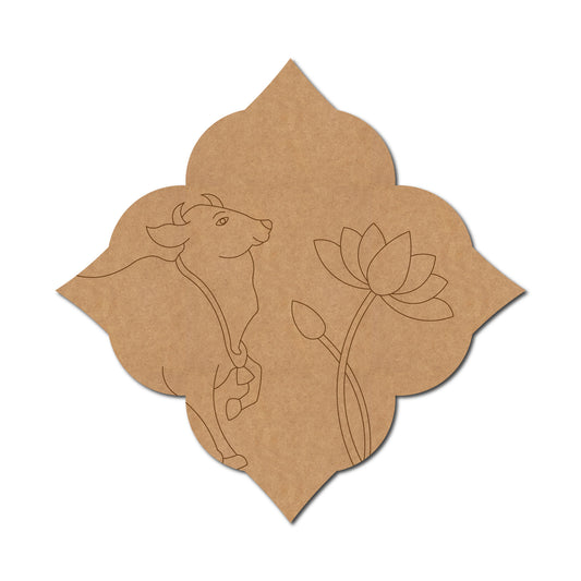 MDF Gau Mata Cut Out design-1