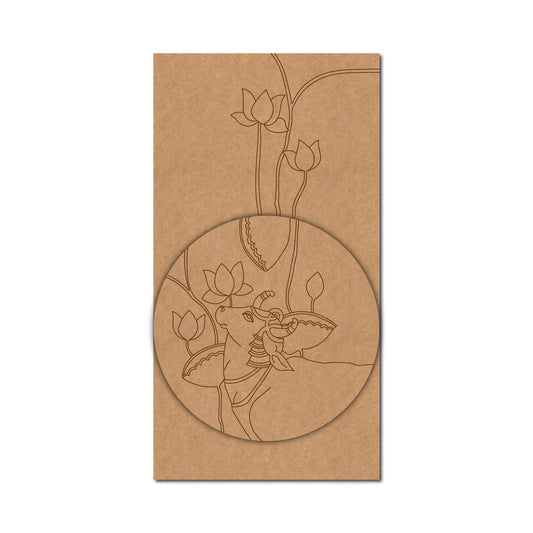 MDF Gau Mata Cut Out design-2