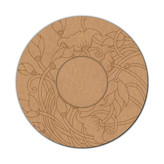 MDF Diya Holder-61