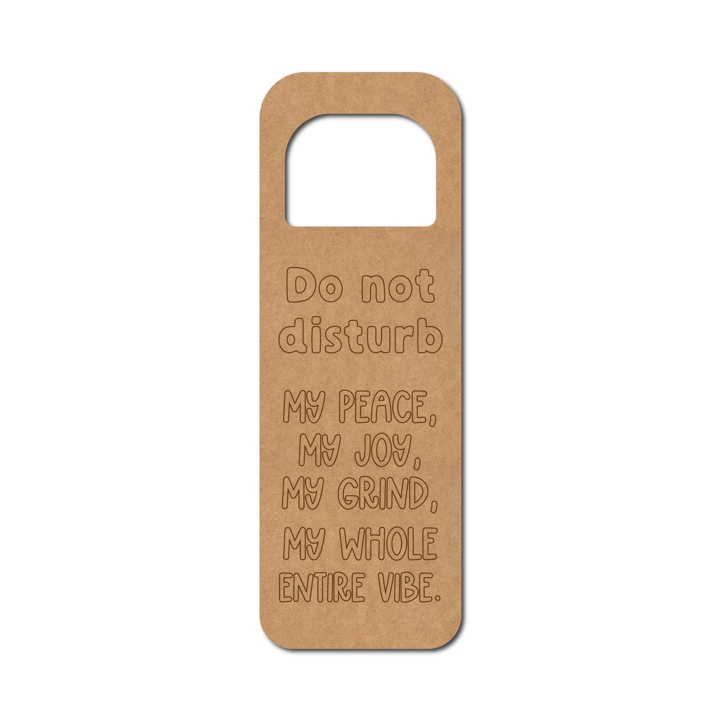 Door Knob Hanger ( 10inch*3.5inch )MDF Design-15