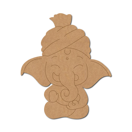 Ganesh pre marked mdf cutout design 14