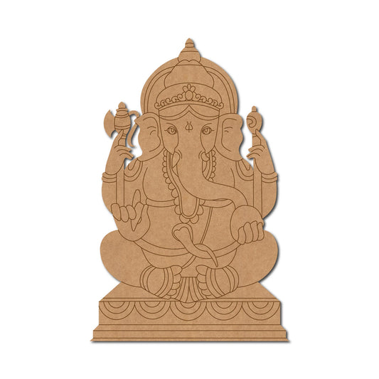 Ganesh pre marked mdf cutout design-64
