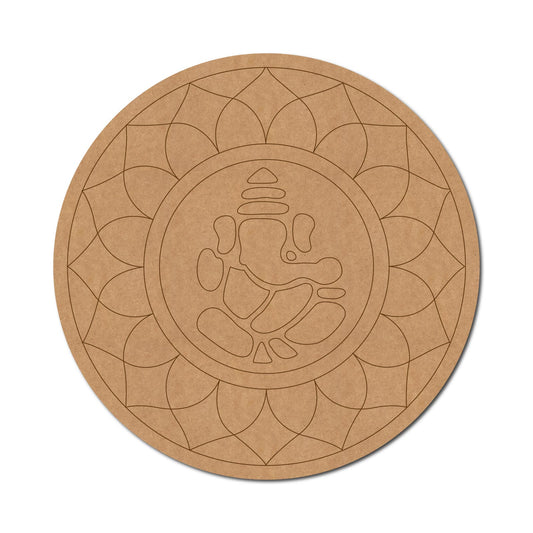 Ganesh pre marked mdf cutout design 7