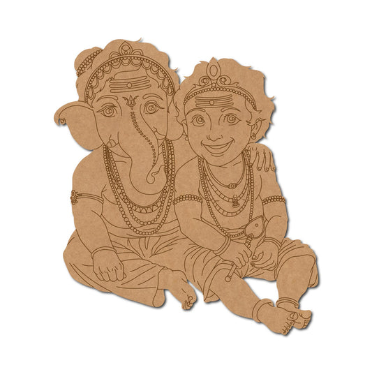 Ganesh pre marked mdf cutout design-66