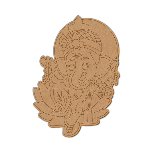 Ganesh pre marked mdf cutout design-65