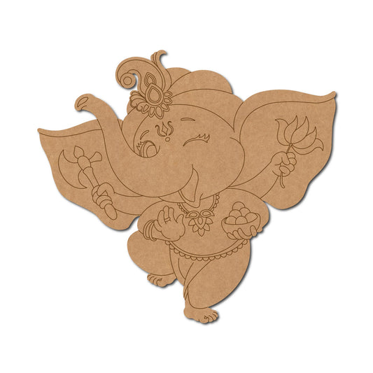 Ganesh pre marked mdf cutout design 12