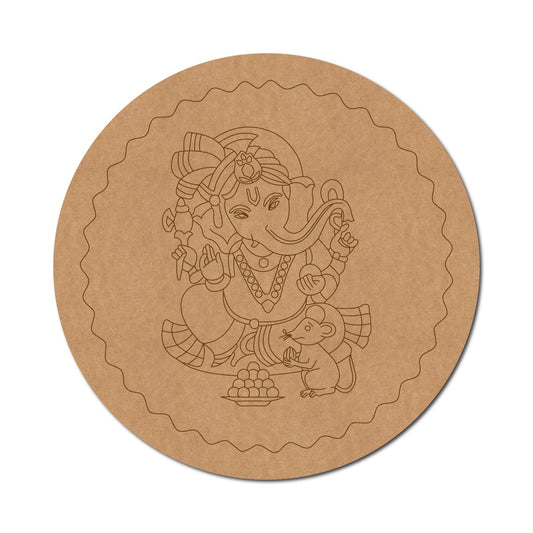 Ganesh pre marked mdf cutout design 21