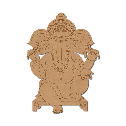 Ganesh pre marked mdf cutout design-25