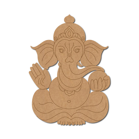 Ganesh pre marked mdf cutout design-70