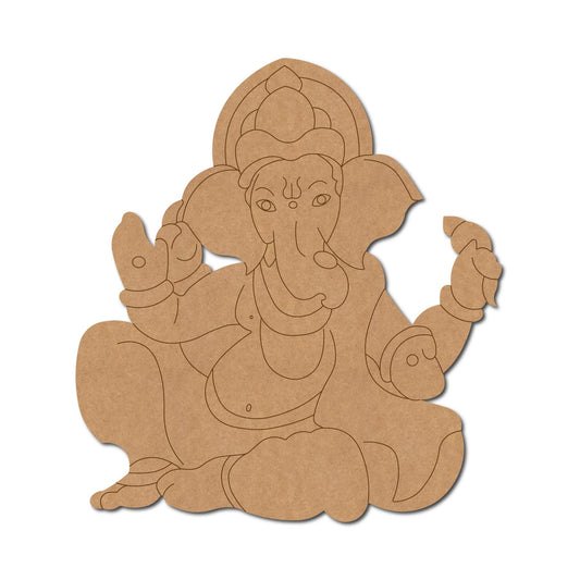 Ganesh pre marked mdf cutout design 5