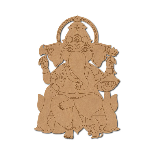 Ganesh pre marked mdf cutout design-48