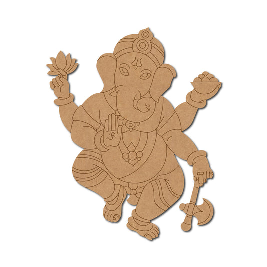 Ganesh pre marked mdf cutout design-30
