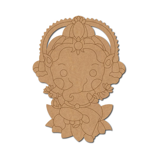 Ganesh pre marked mdf cutout design-24