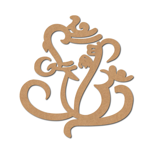 Ganesh pre marked mdf cutout design 8
