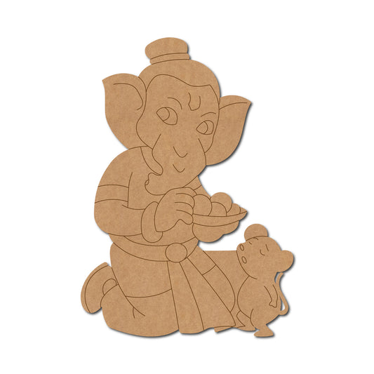 Ganesh pre marked mdf cutout design-59