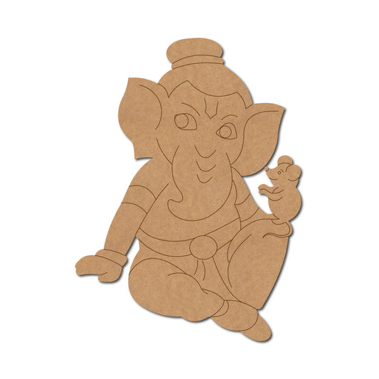 Ganesh pre marked mdf cutout design-50