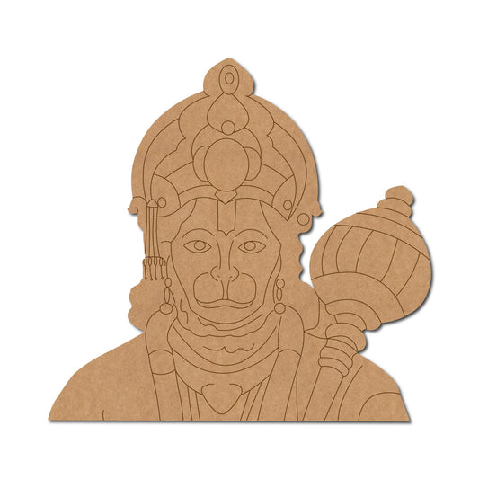 MDF Hanuman Cutout design-11