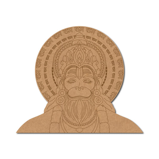 MDF Hanuman Cutout design-10