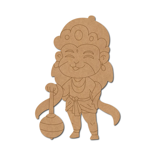MDF Hanuman Cutout design-17