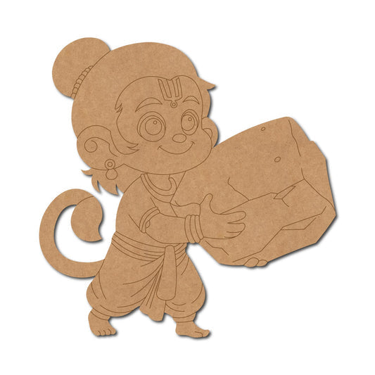 MDF Hanuman Cutout design-8