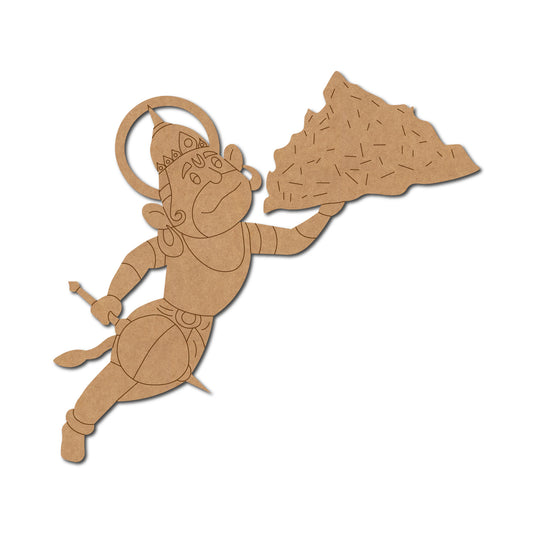 MDF Hanuman Cutout design-14