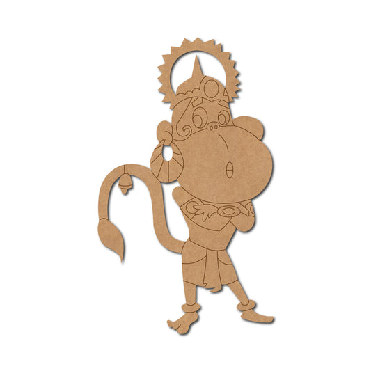 MDF Hanuman Cutout design-13