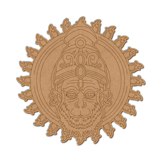 Hanumanji Mdf Cutout Design 14