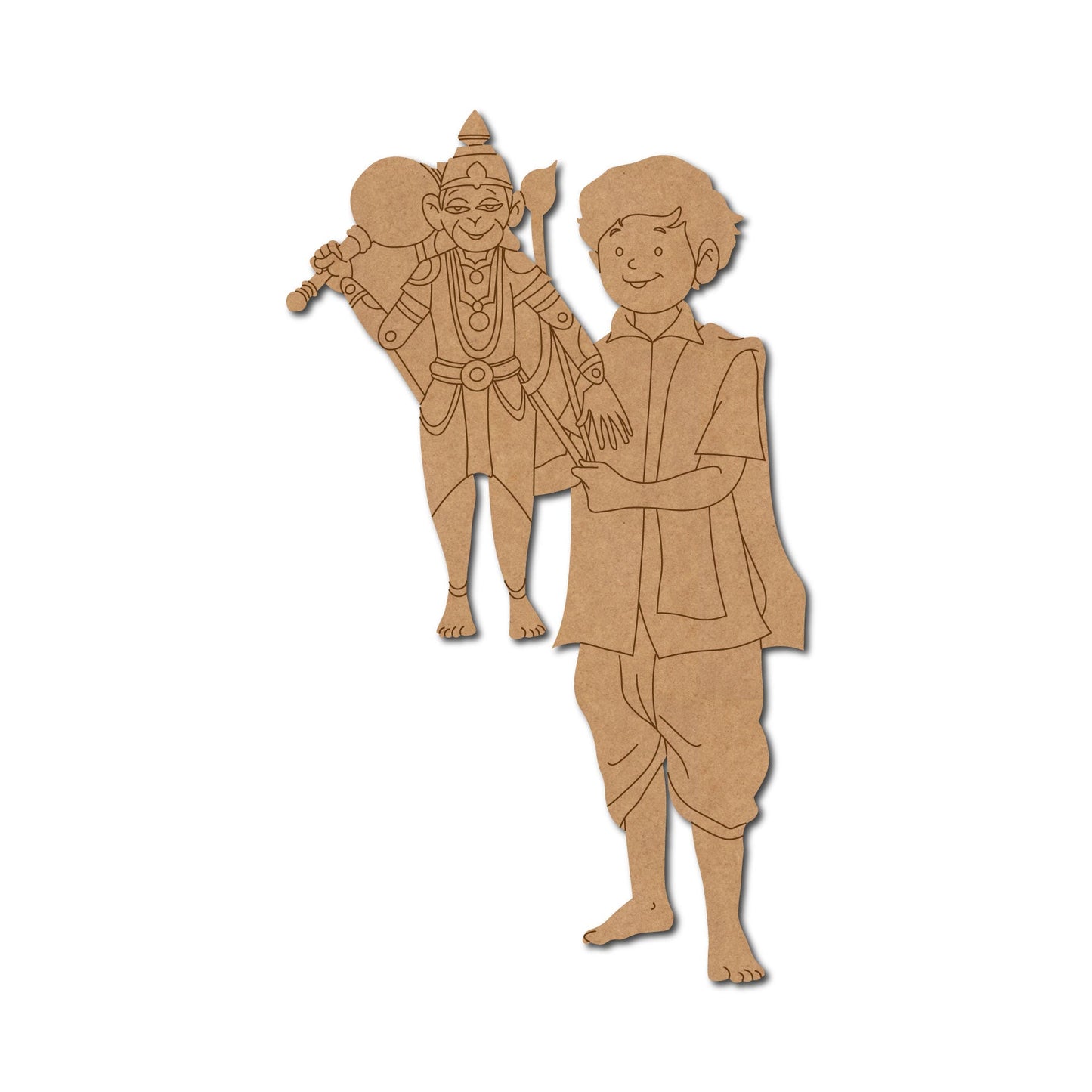 MDF Hanuman CutOut design-5