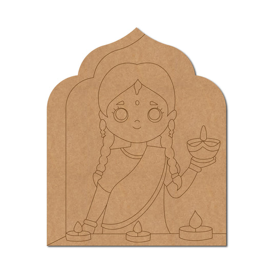 MDF Jharokha Cutout  Decor - 10