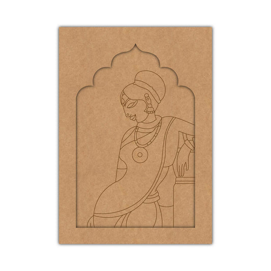 MDF Jharokha Cutout  Decor - 12