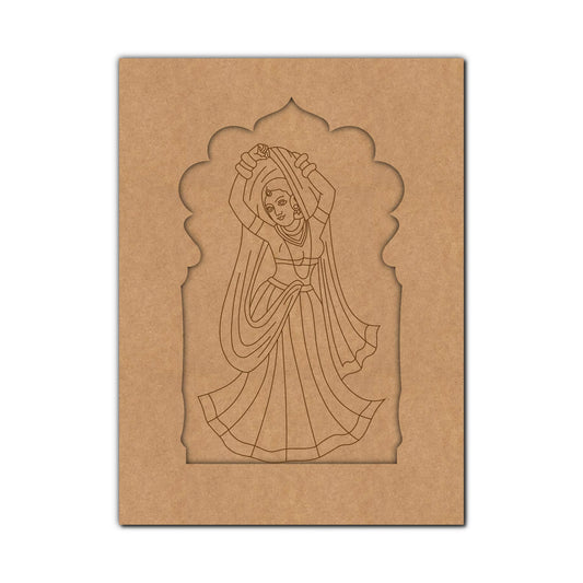 MDF Jharokha Cutout  Decor - 16