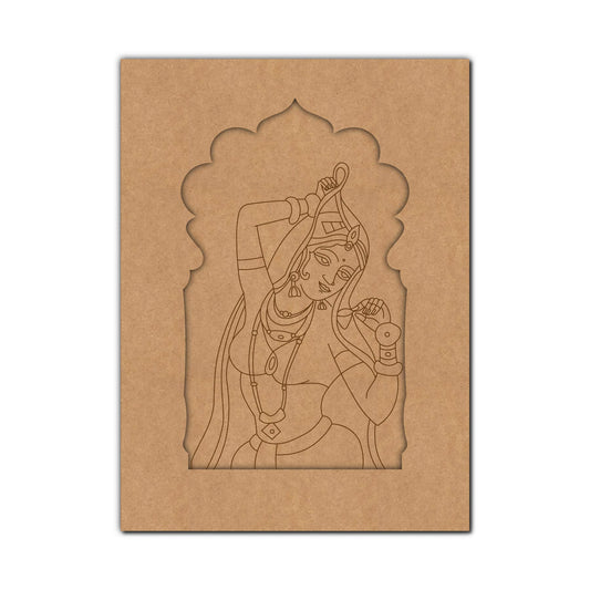 MDF Jharokha Cutout  Decor - 46