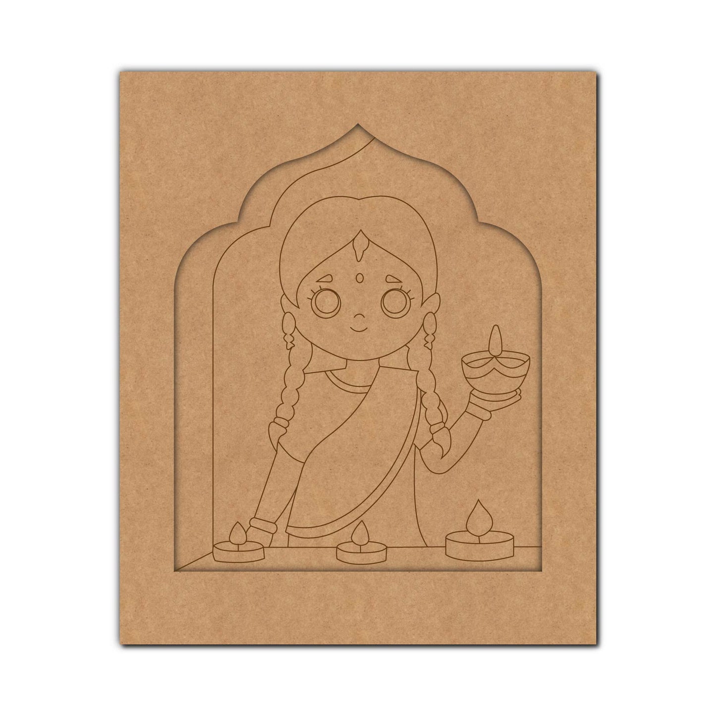 MDF Jharokha Cutout  Decor - 63