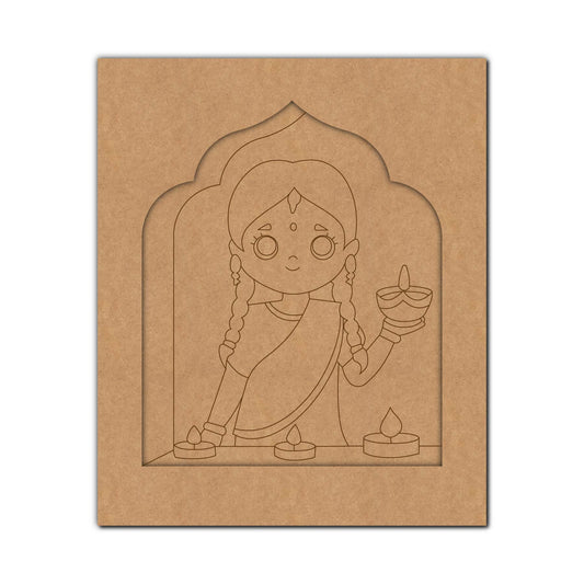 MDF Jharokha Cutout  Decor - 63