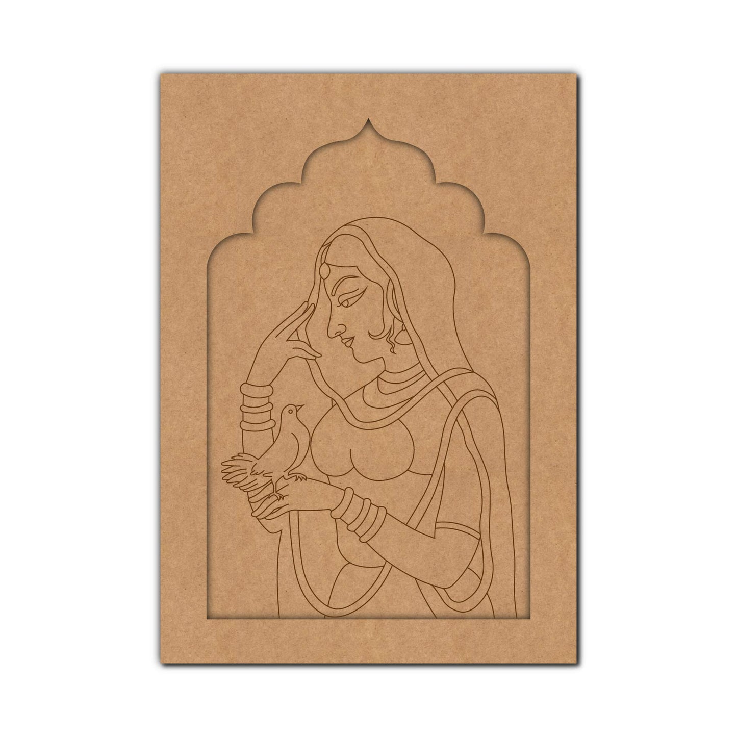 MDF Jharokha Cutout  Decor - 74
