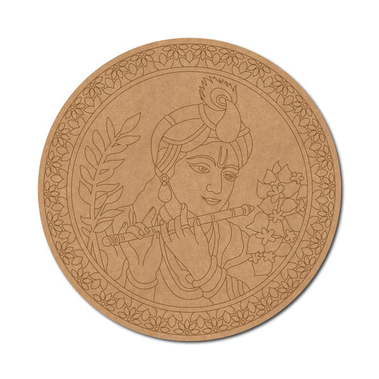 MDF Krishna Cut Out design-81