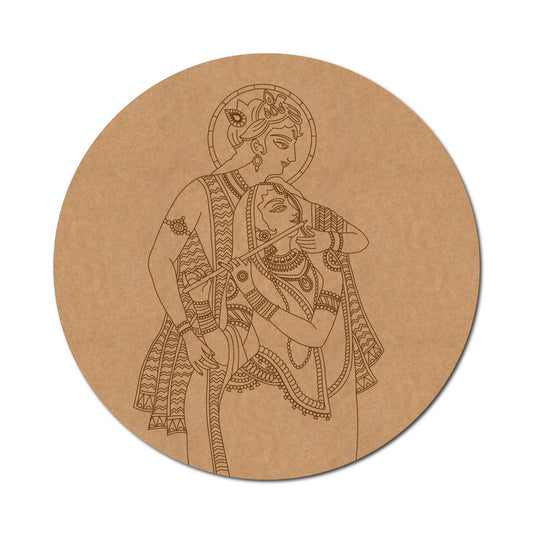 MDF Krishna Cut Out design-89