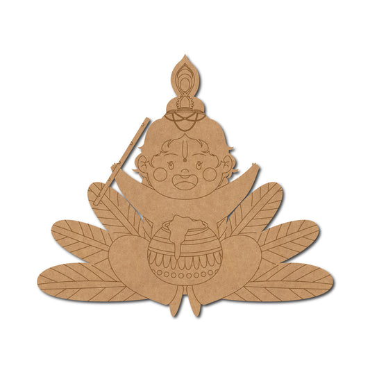 MDF Krishna Cut Out design-59