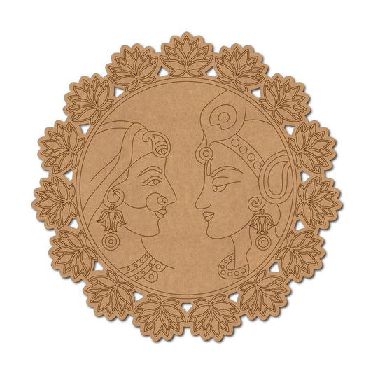 MDF Krishna Cut Out design-88